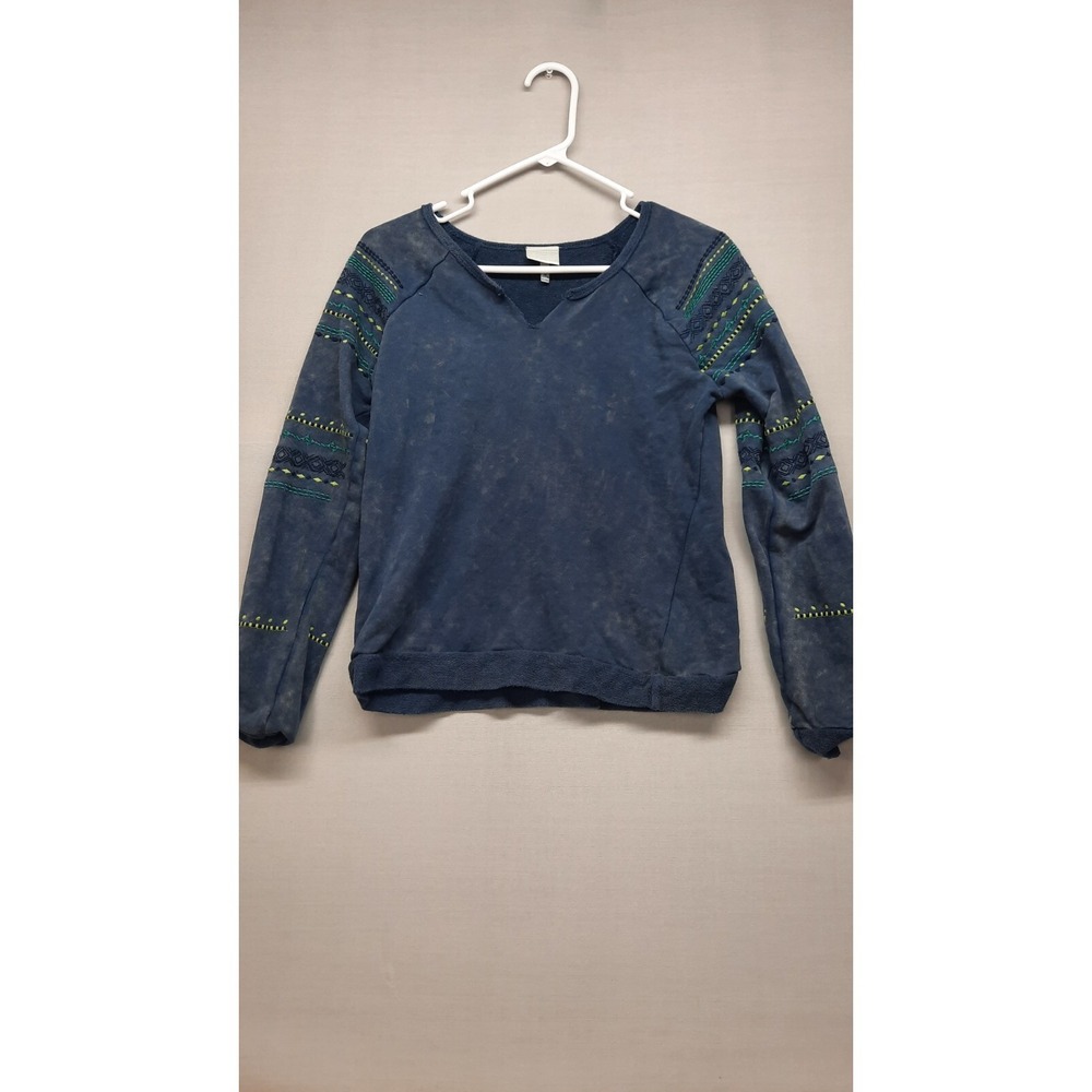 Freshwear Women's Top Long Sleeve Embroidered Indian Design 100% Cotton Medium